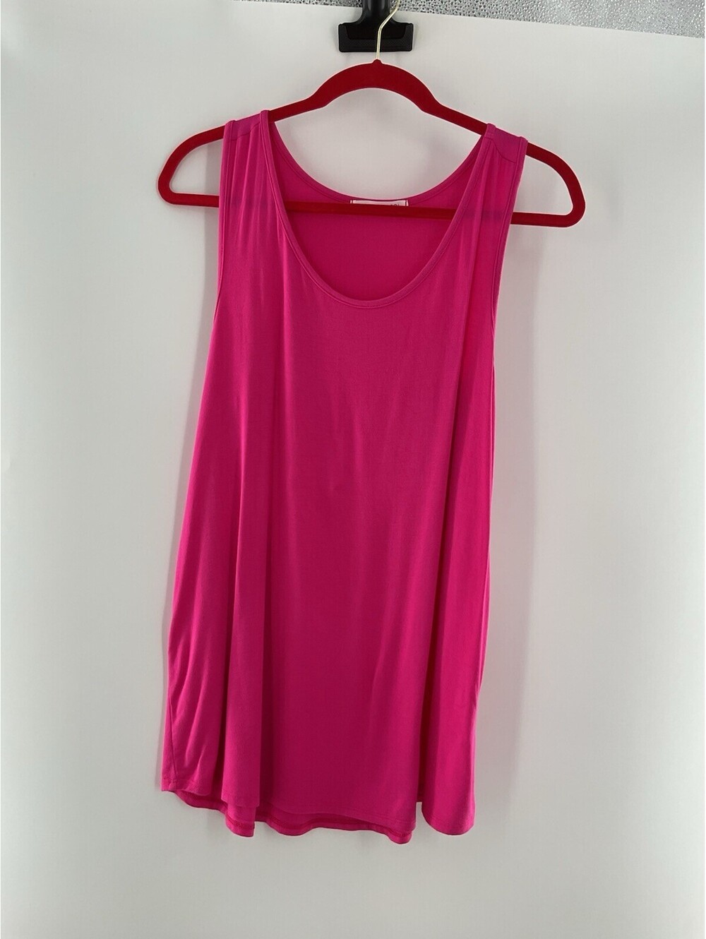Chris And Carol Women’s large pink tunic tank casual fit 092